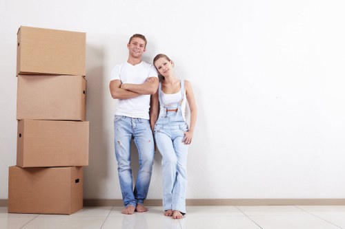 Removal van service for Belsize Park home and flat moves