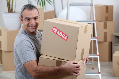 Furniture pick-up service for a Belsize Park flat with narrow access