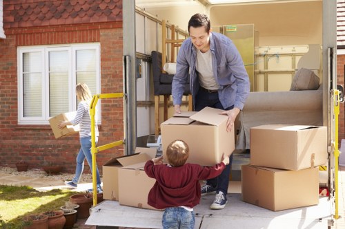 Moving truck support for Belsize Park residential relocations