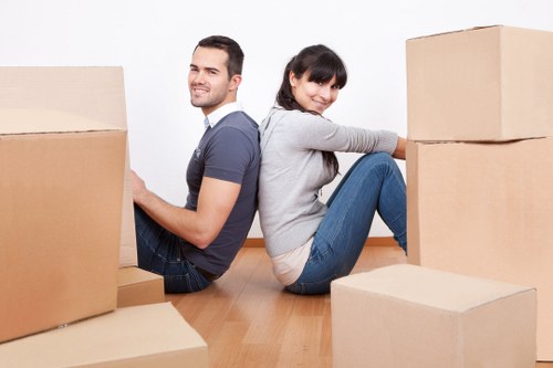 Risk assessment and careful moving planning for a Belsize Park van service